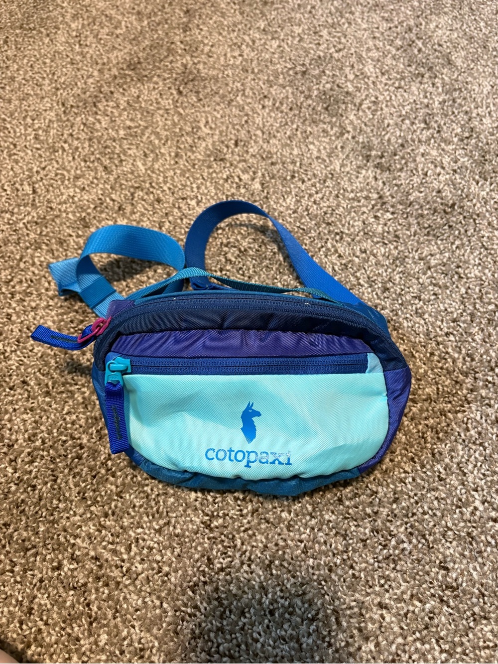 Cotopaxi Aqua & Navy Del Kapai 1.5L hip Pack